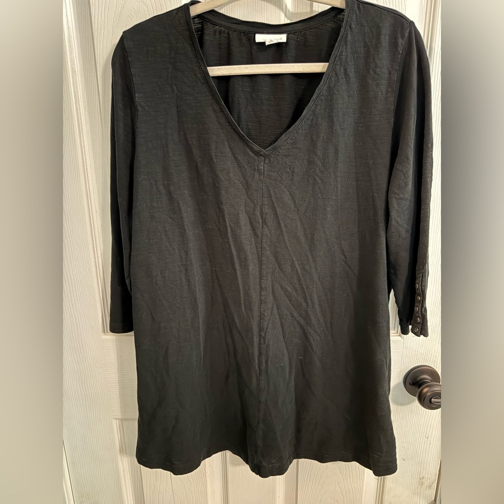 J. Jill Black V-Neck Tunic